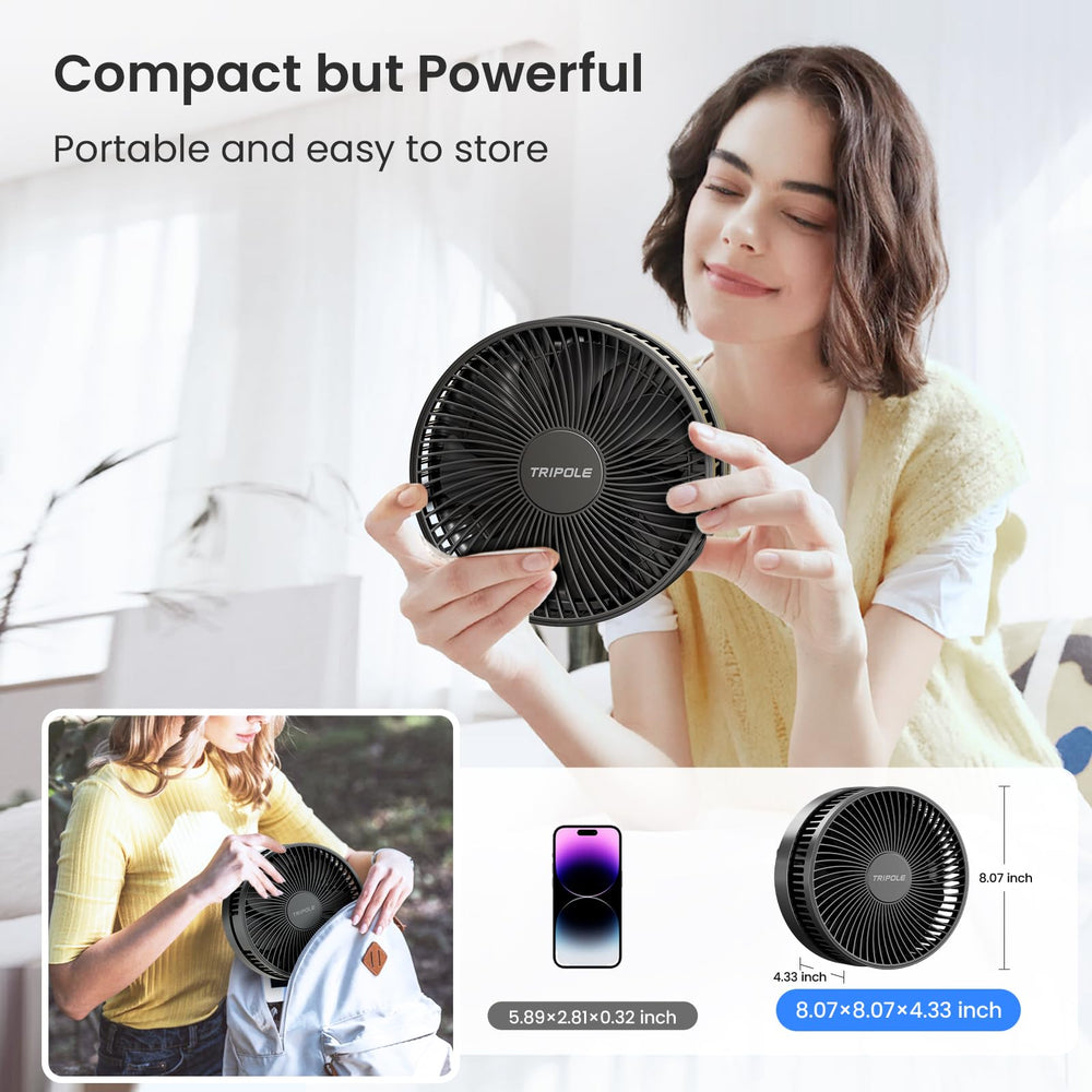 TriPole remote control in hand for convenient distance operation