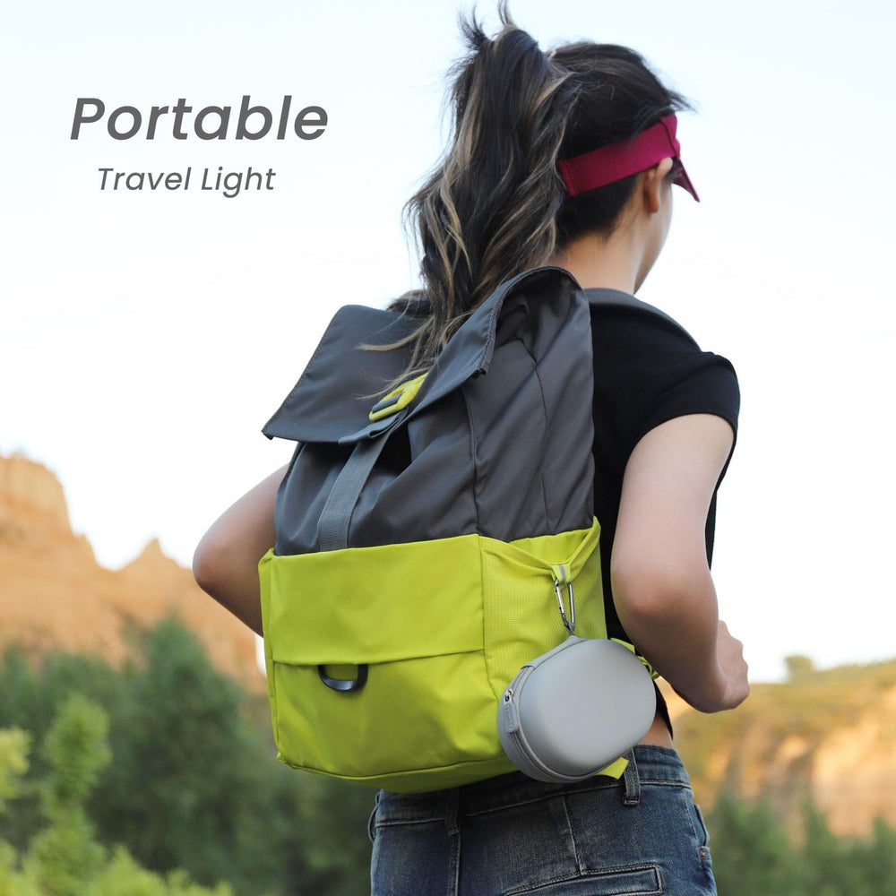 TRIPTIPS estuche impermeable abierto con orinal dentro listo para transporte higiénico