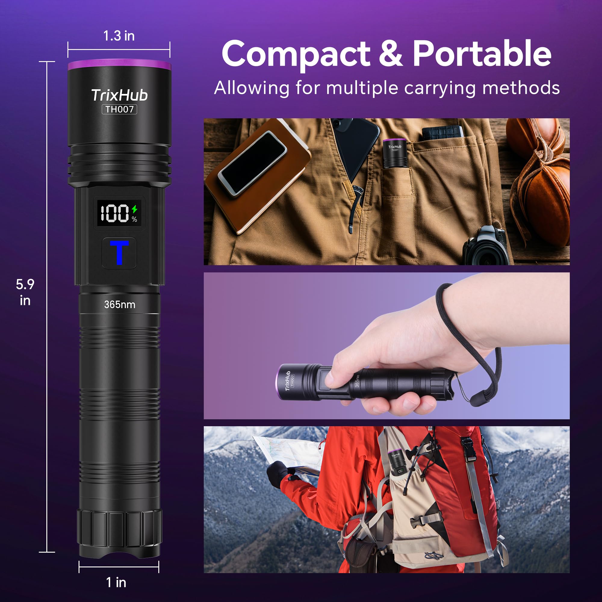 TrixHub contenido caja con cable USB-C y manual incluido