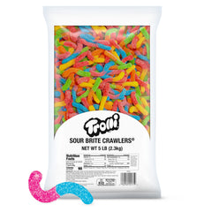 Trolli bag front packaging showing bold logo and bright worms, great for bulk supply