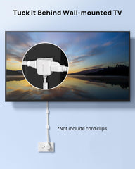 TROND cable 3ft comparado con una regla para escala y proximidad