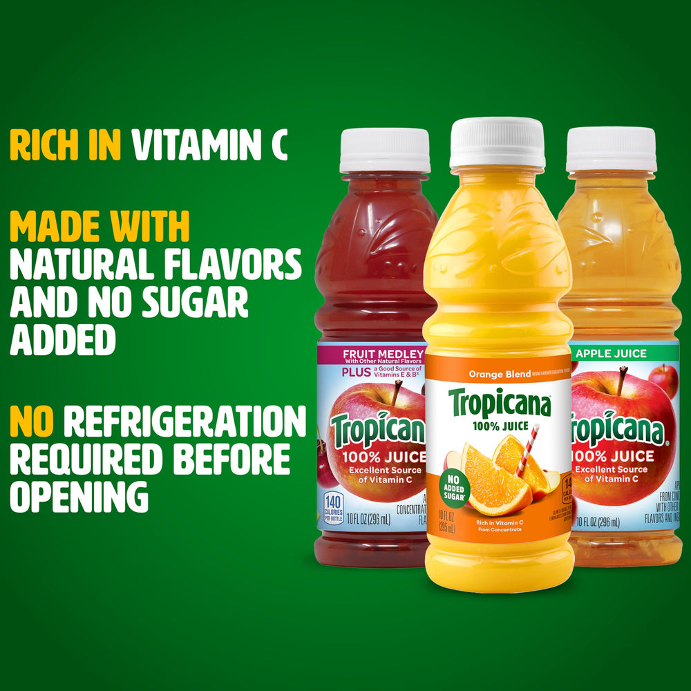 Tropicana comparación de tamaño ideal para loncheras