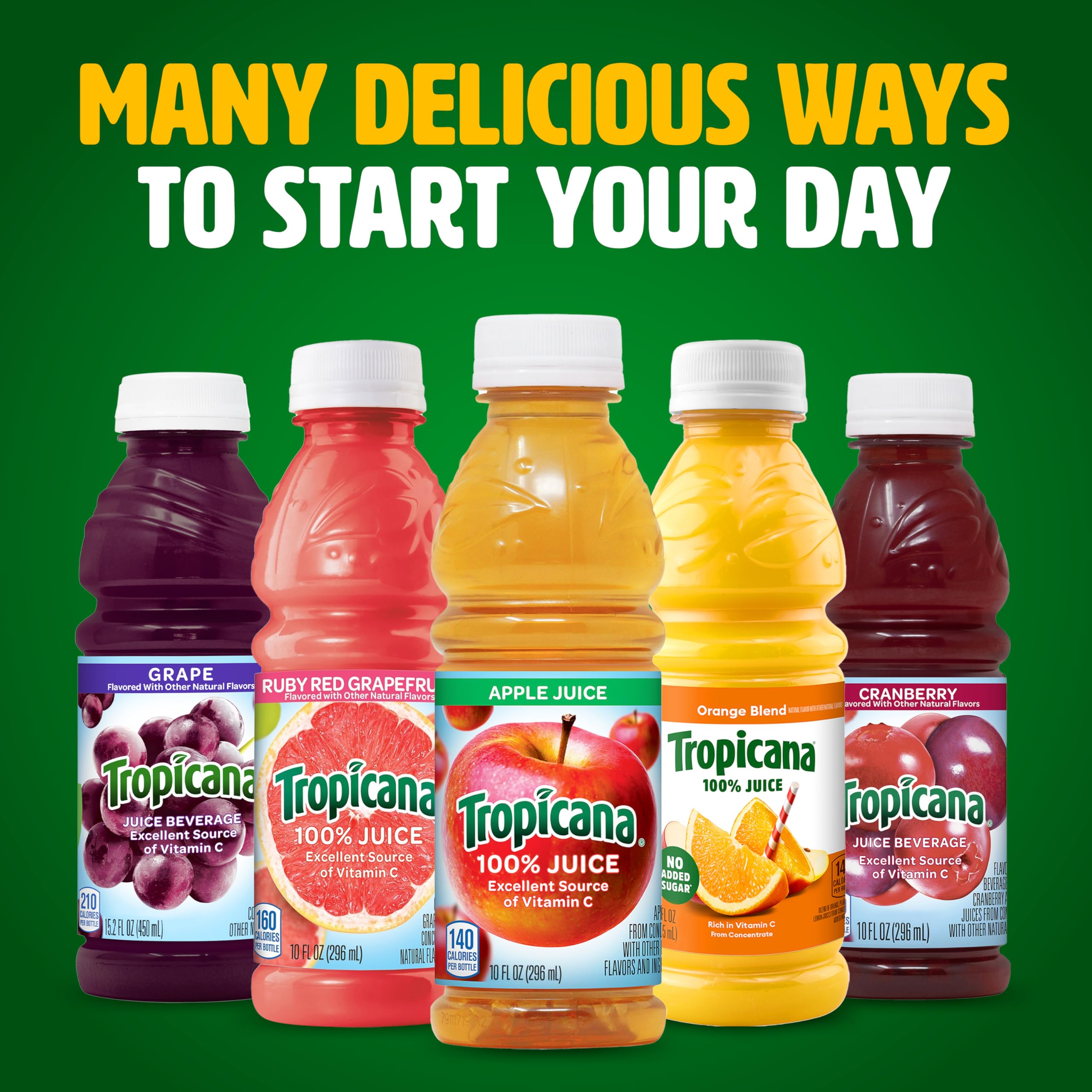 Tropicana etiqueta nutricional enfocada en vitamina C y especificaciones