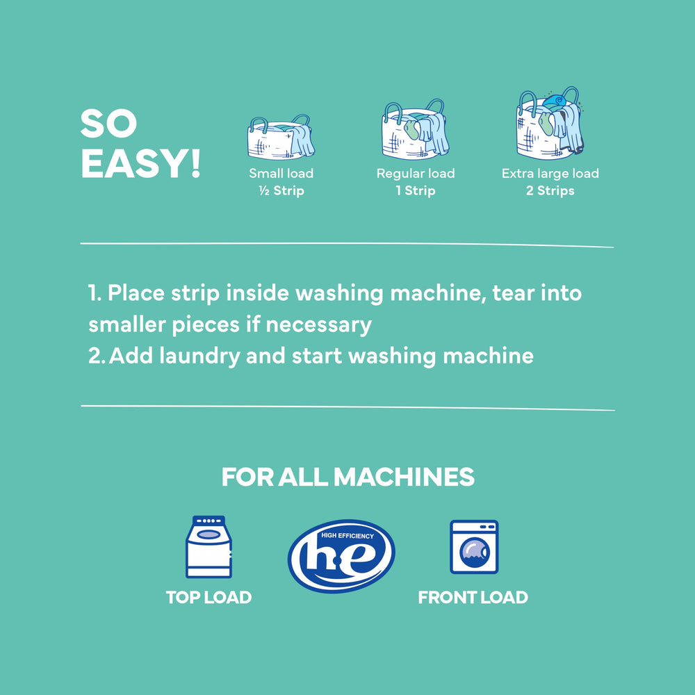 Tru Earth pack beside a detergent jug for space-saving comparison