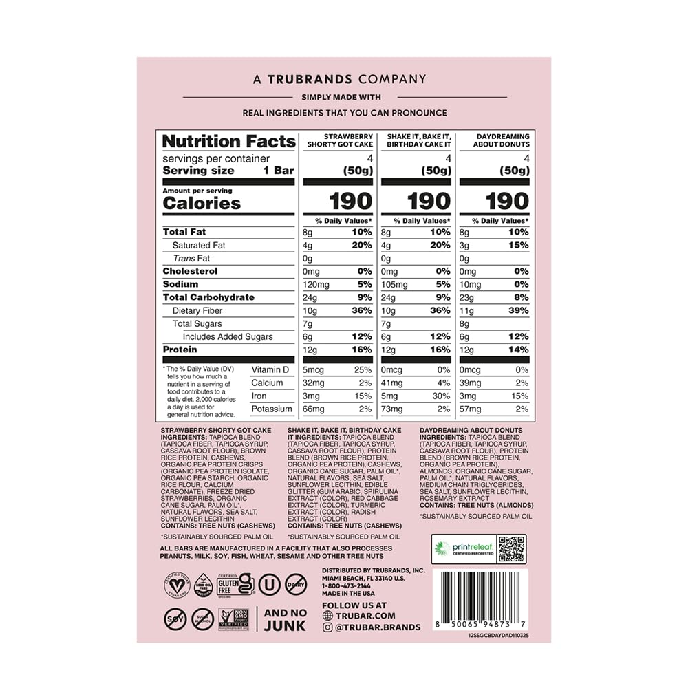 TRUBAR barra abierta mostrando miga y relleno, evidencia de ingredientes reales