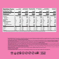 TRUBAR primer plano de textura de barra que muestra nueces y relleno, aspecto apetitoso