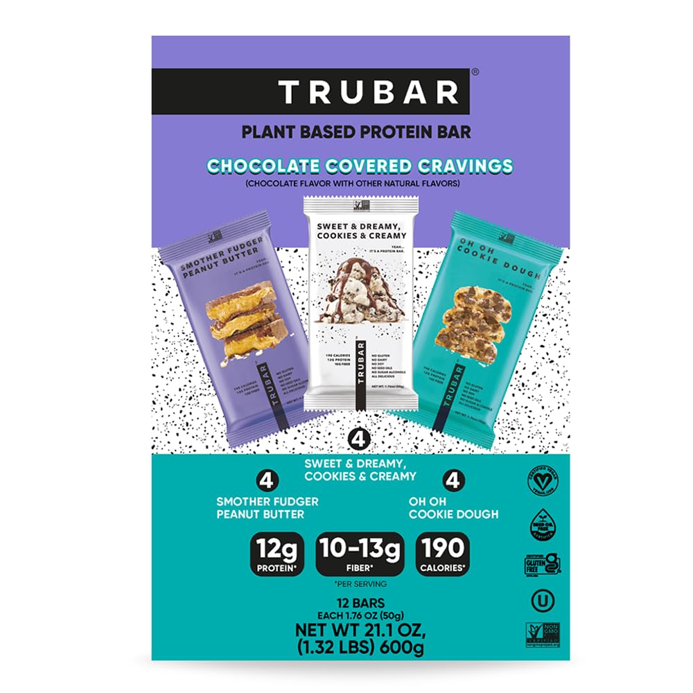 TRUBAR escena lifestyle con barra junto a una botella de agua y bolso de trabajo