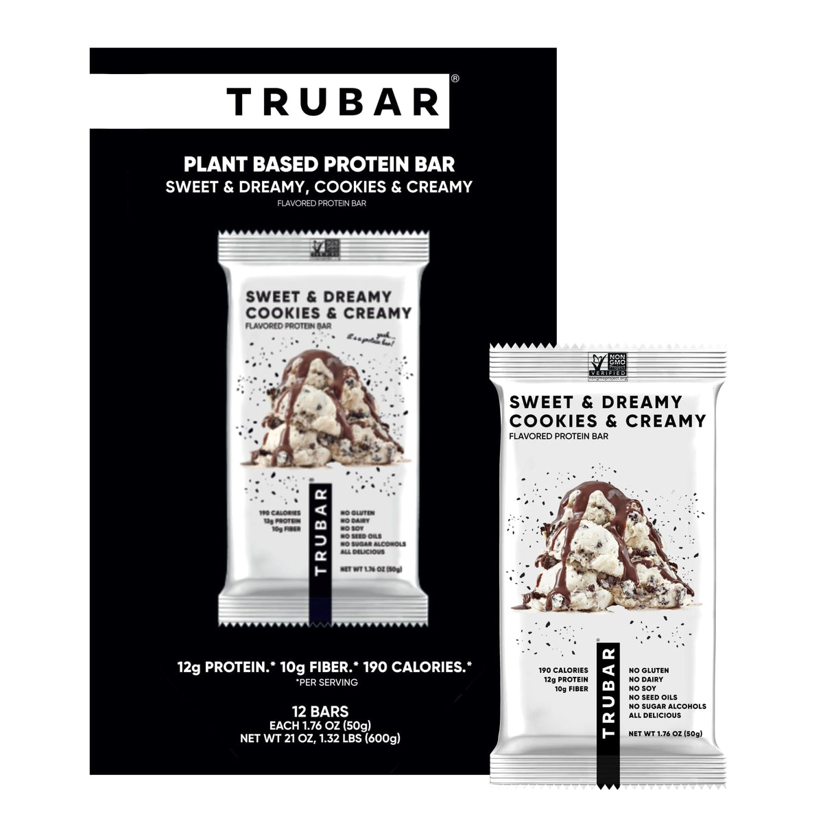 TRUBAR envase frontal Sweet & Dreamy mostrando diseño y tamaño útil