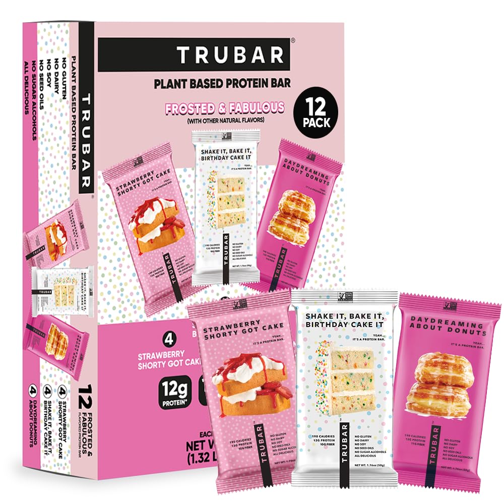 TRUBAR pack frontal Frosted & Fabulous mostrando sabor y diseño atractivo