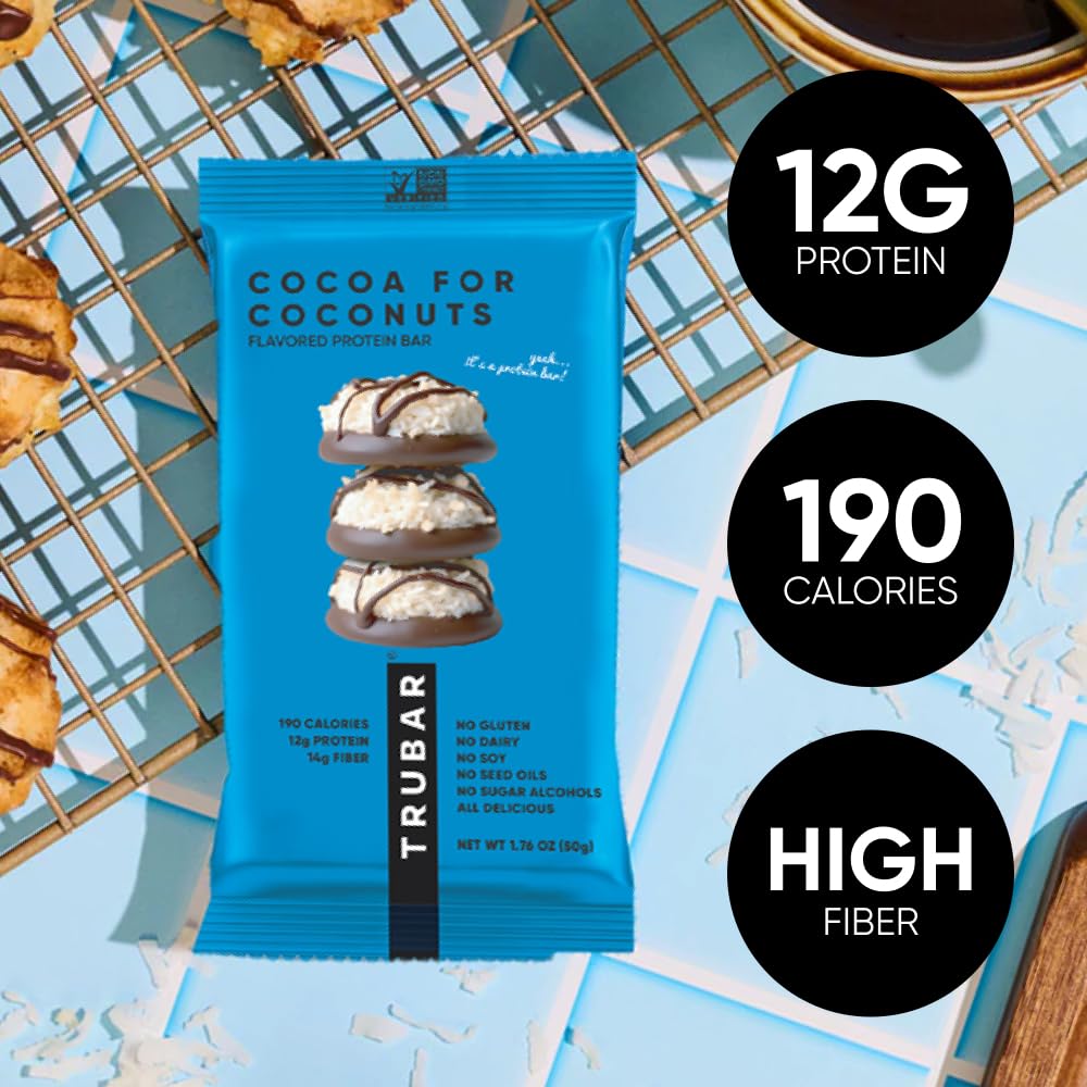 TRUBAR porción abierta con trozos de chocolate y interior cremoso