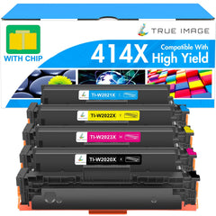 TRUE IMAGE front packaging showing 414X 4-pack protecting supply longevity