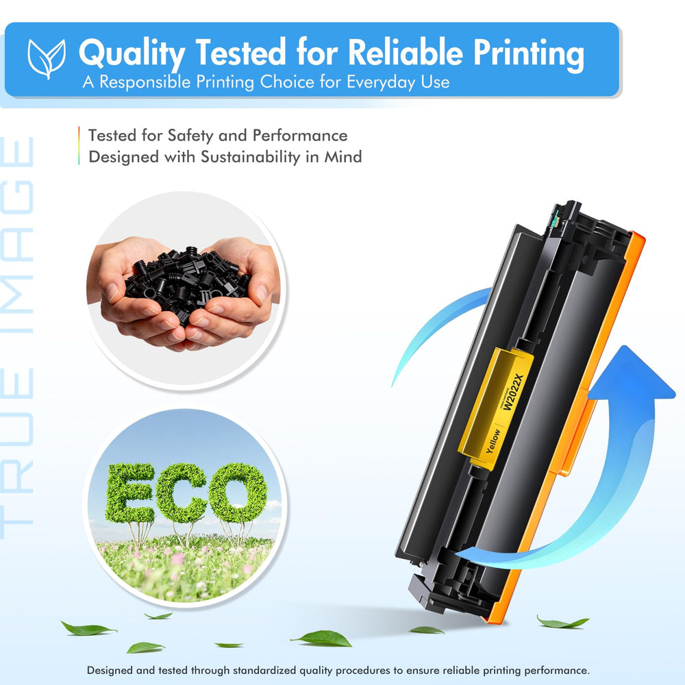 TRUE IMAGE office scene with cartridges to illustrate reliable workflow support