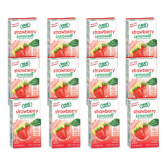 True Lemon front packaging showing strawberry lemonade packets and benefits