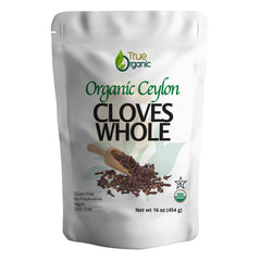 True Organic frente del empaque mostrando bolsa de 1 libra y frescura