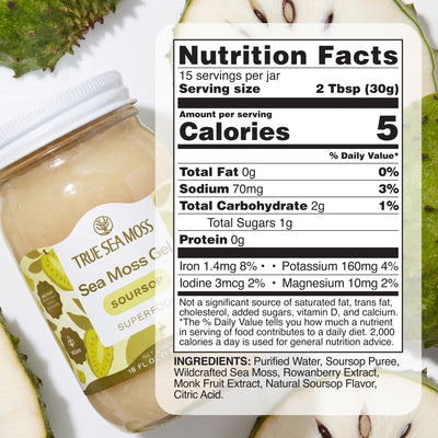 TrueSeaMoss jar on breakfast table showing quick incorporation into meals