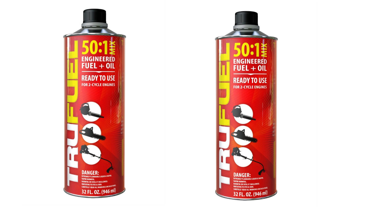 TruFuel botella frontal 32 oz mostrando etiqueta y facilidad de uso