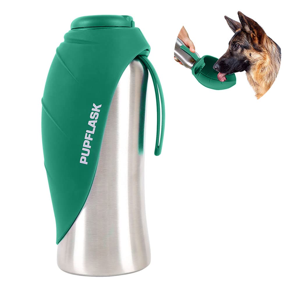 Tuff Pupper front packaging showing bottle and bowl for easy travel