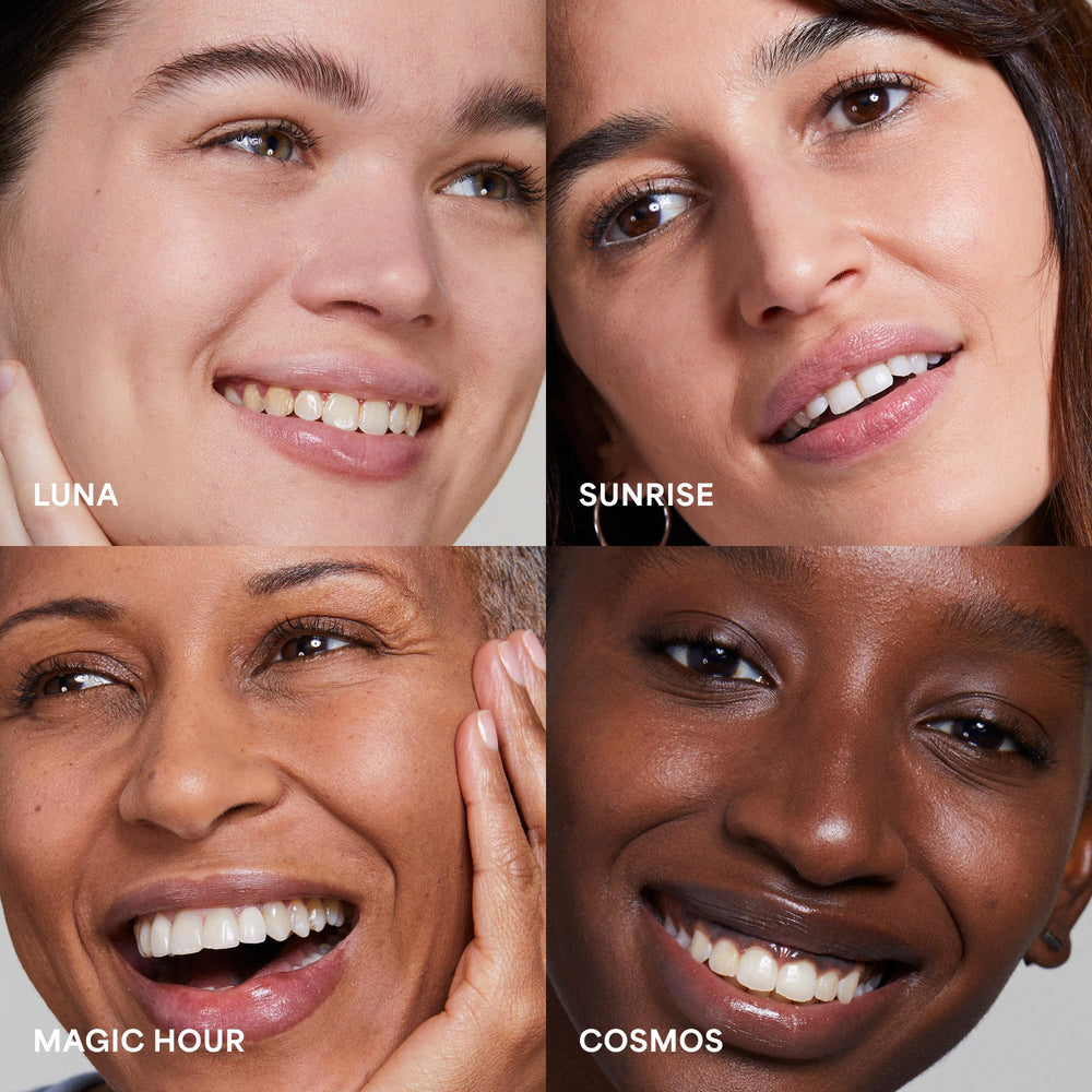 TULA primer en look lifestyle, aporta brillo natural al maquillaje