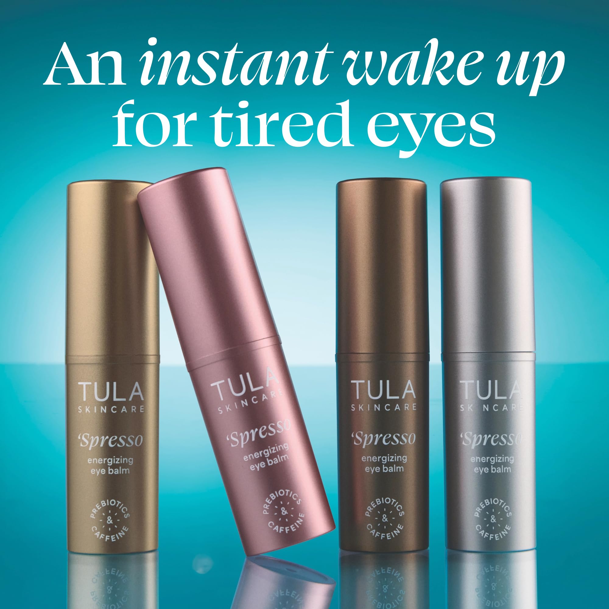 TULA Spresso aplicación en el hueso orbital para efecto refrescante y luminoso