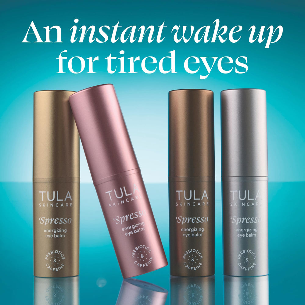 TULA Spresso aplicación en el hueso orbital para efecto refrescante y luminoso