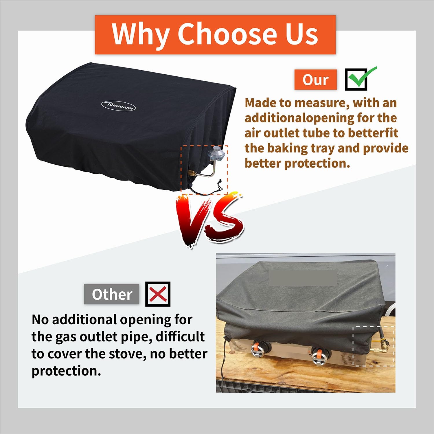 TURLIOARN funda colocada en estación Blackstone 22" protección exterior