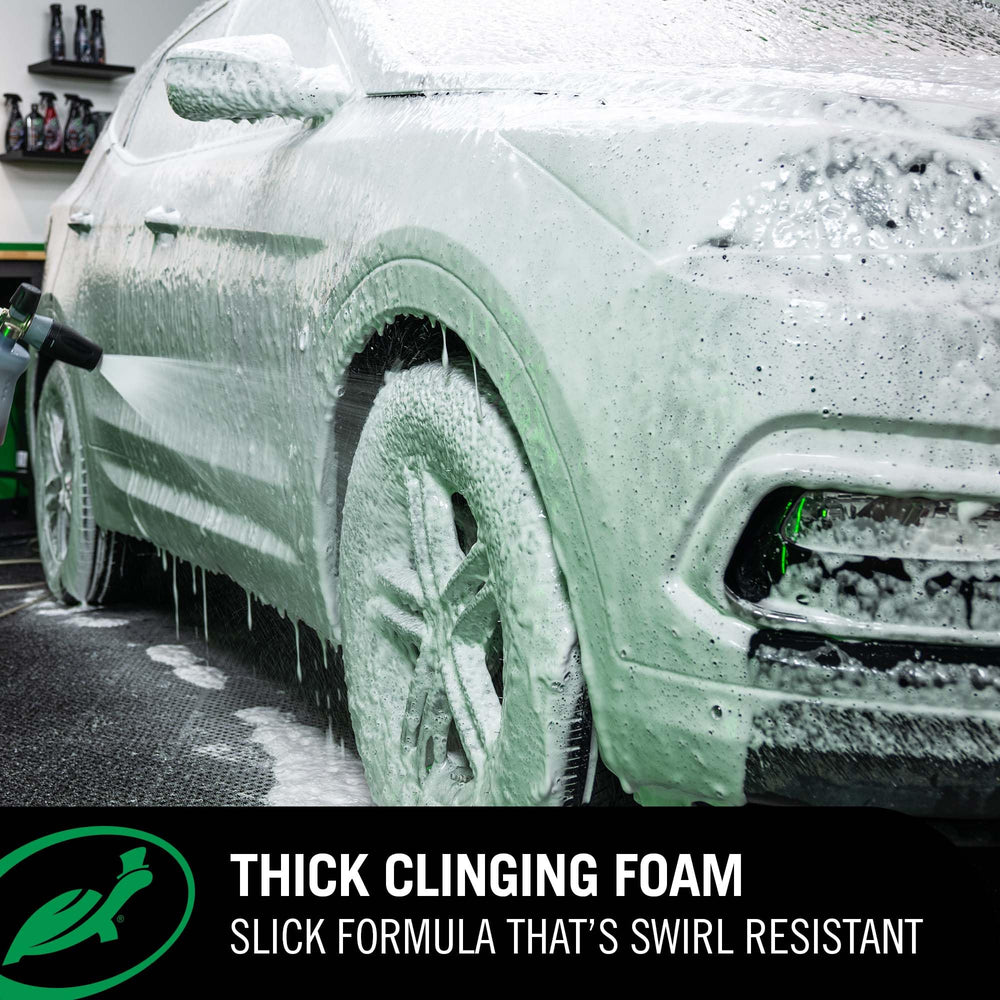Turtle Wax etiqueta del producto destacando fórmula pH neutro y protección de ceras