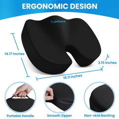 TushGuard perfil en U que alivia presión en coxis y mejora postura