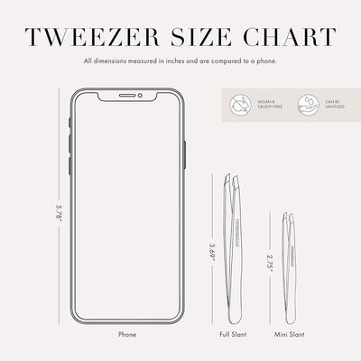 Tweezerman etiqueta con marca y modelo que asegura calidad profesional