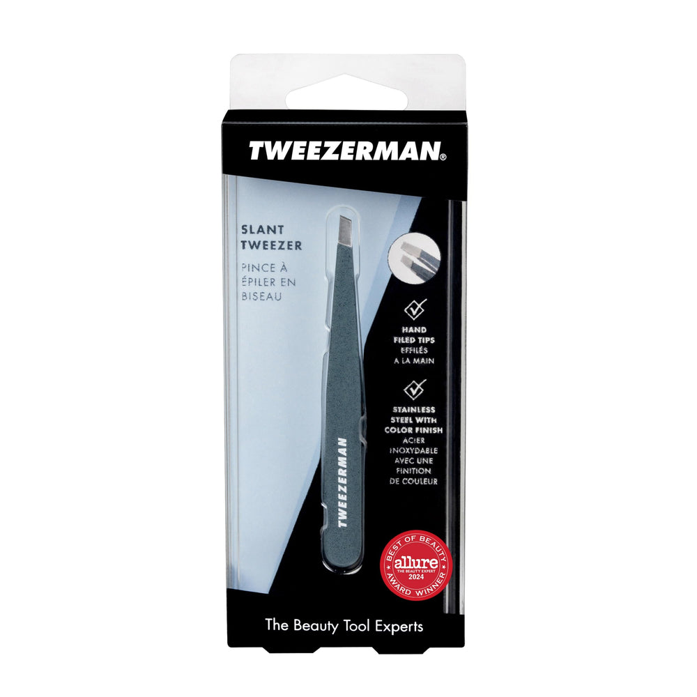 Tweezerman detalle de limado manual en las puntas que asegura precisión