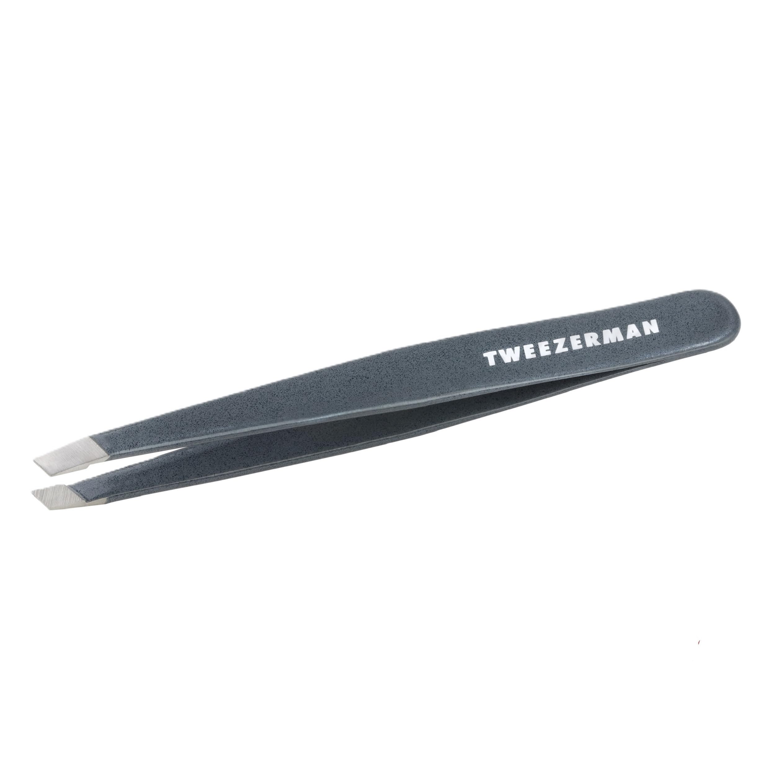 Tweezerman pinza frontal Blue Stone mostrando diseño profesional y precisión