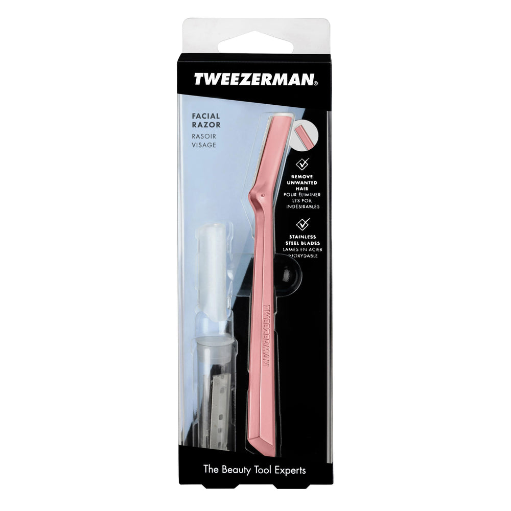 Tweezerman tapa protectora y cuchillas incluidas, almacenamiento seguro