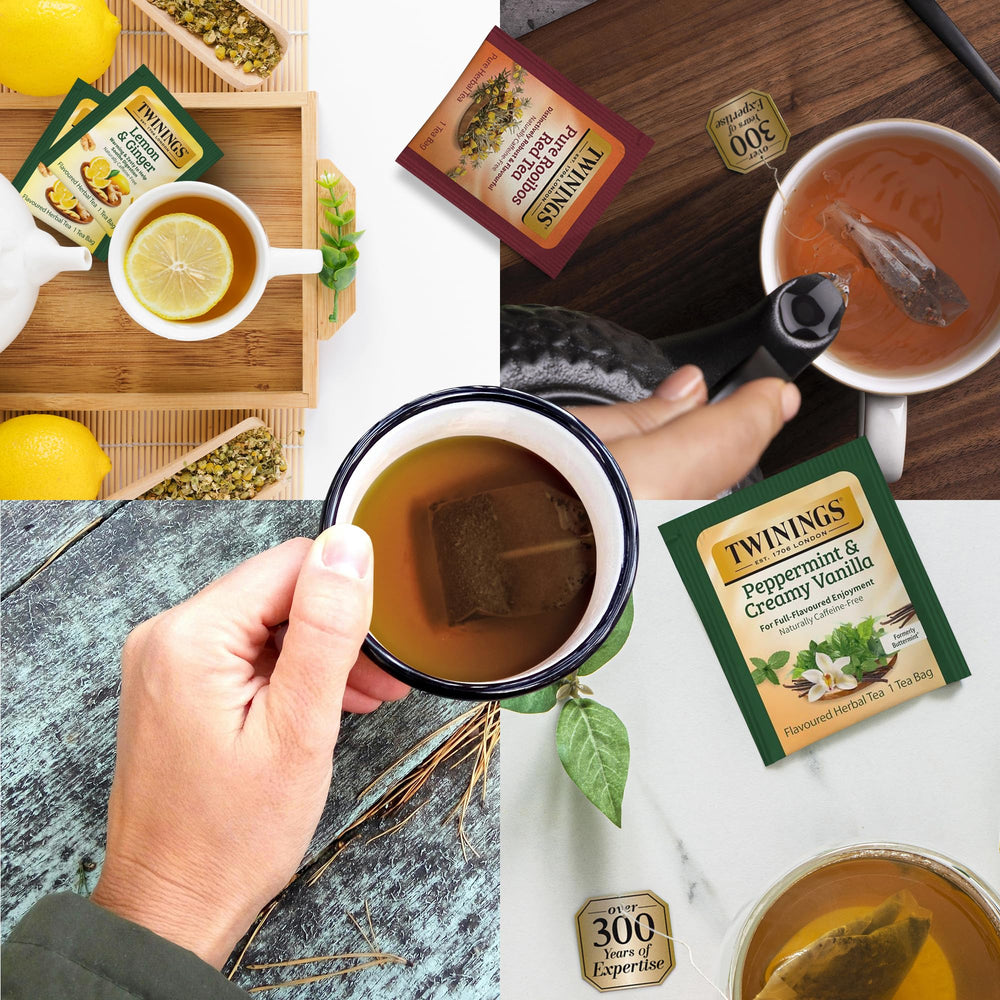 Twinings disposición de las 12 variedades para elegir sabor fácilmente