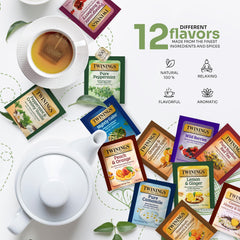 Twinings bolsita individual sellada que conserva aroma y frescura