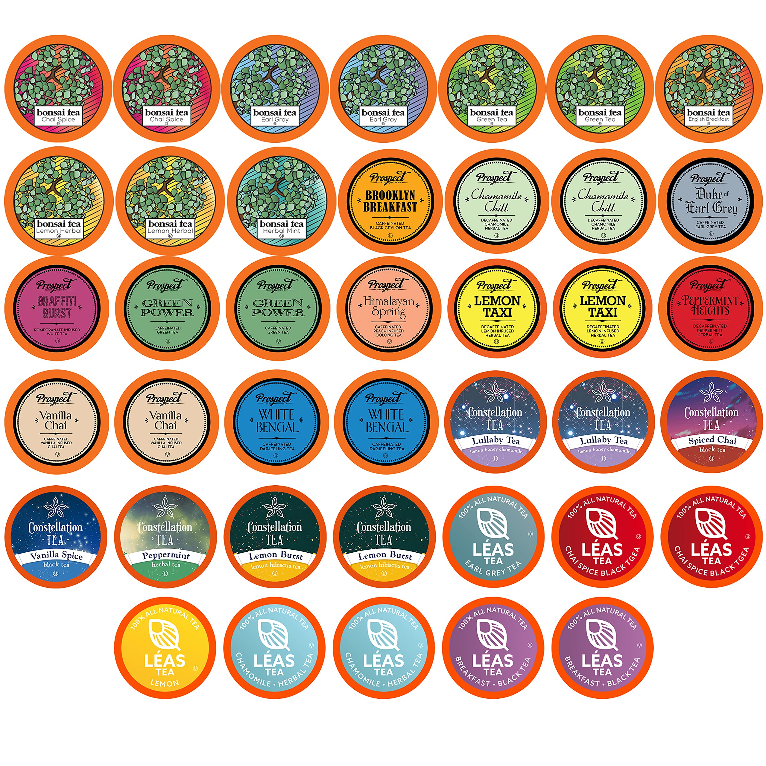Two Rivers front packaging showing assortment and 40-count convenience