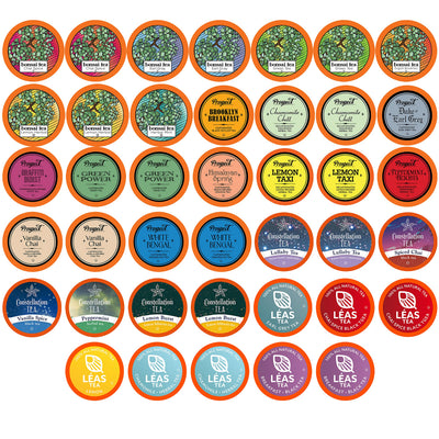 Two Rivers front packaging showing assortment and 40-count convenience
