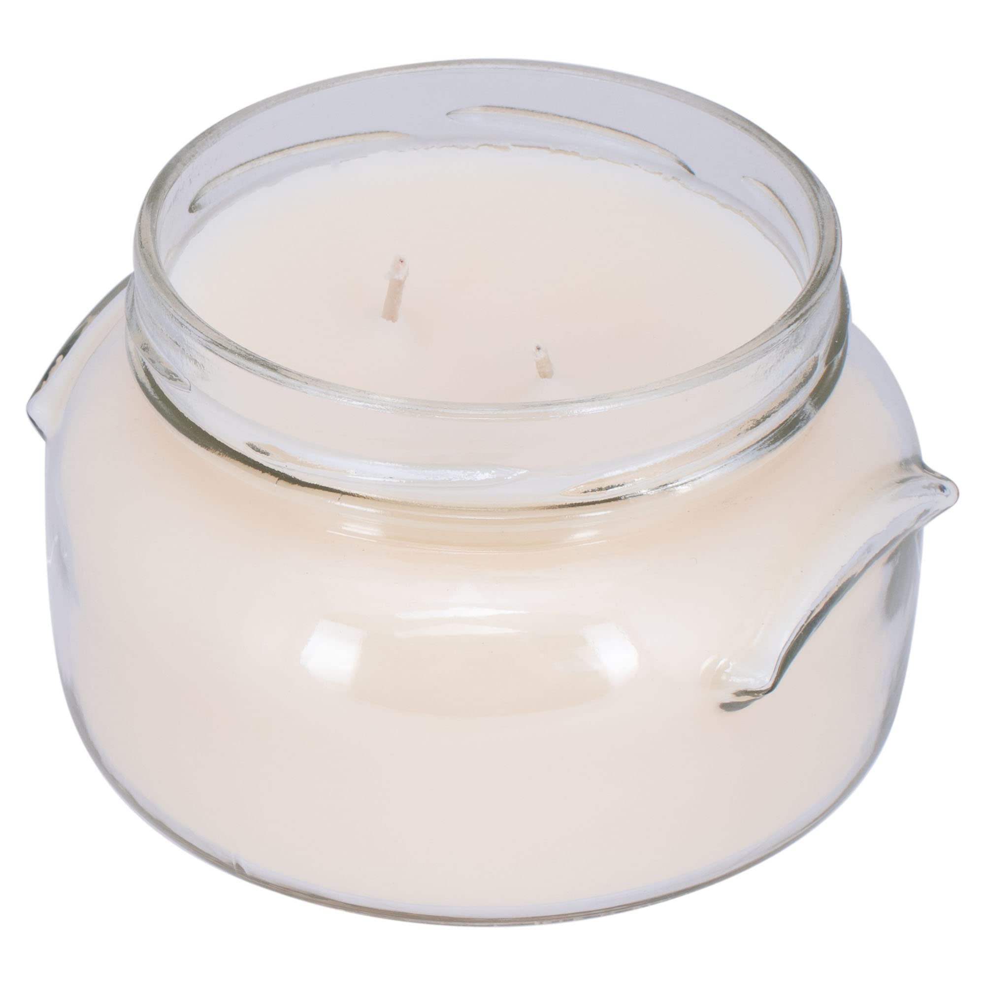 Tyler Candle Company primer plano de textura de cera que indica quemado uniforme