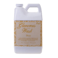 TYLER CANDLE COMPANY botella frontal 64 oz mostrando etiqueta floral y facilidad de uso