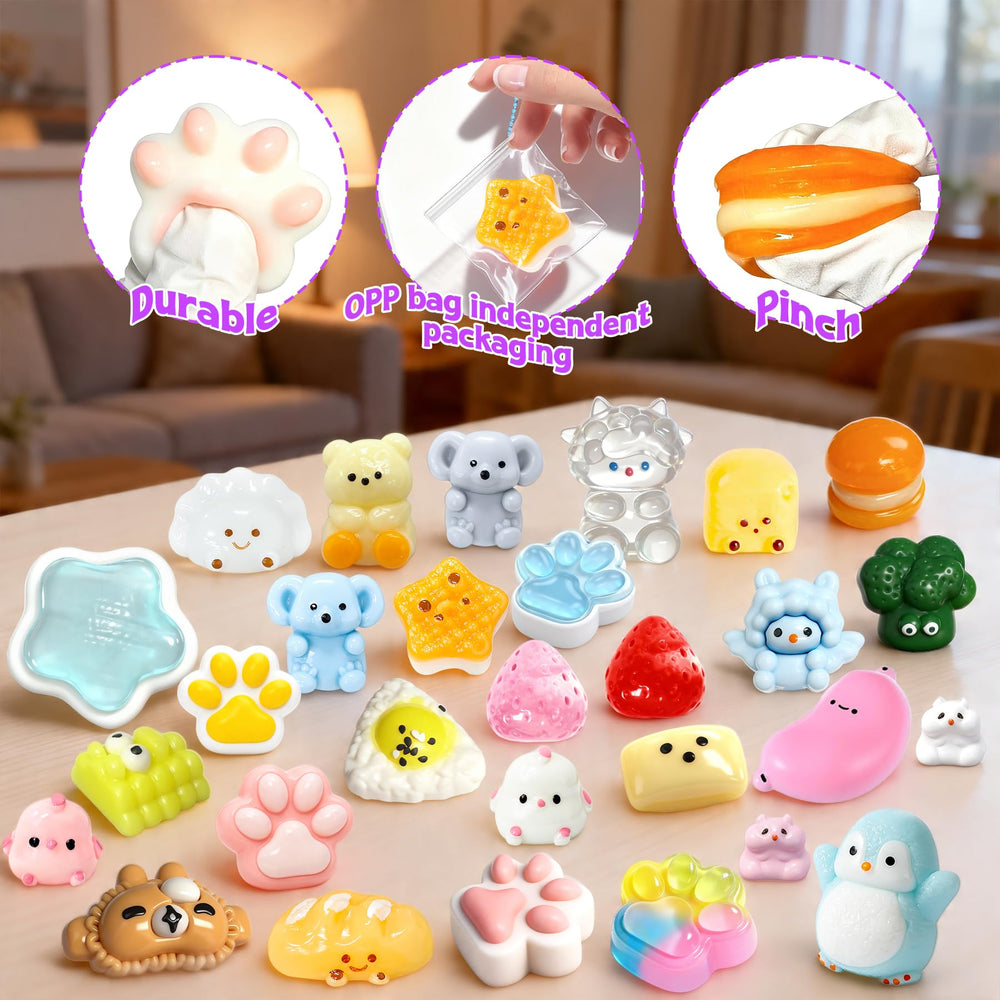 Tylices squishy en mano para comparar tamaño y facilidad de transporte