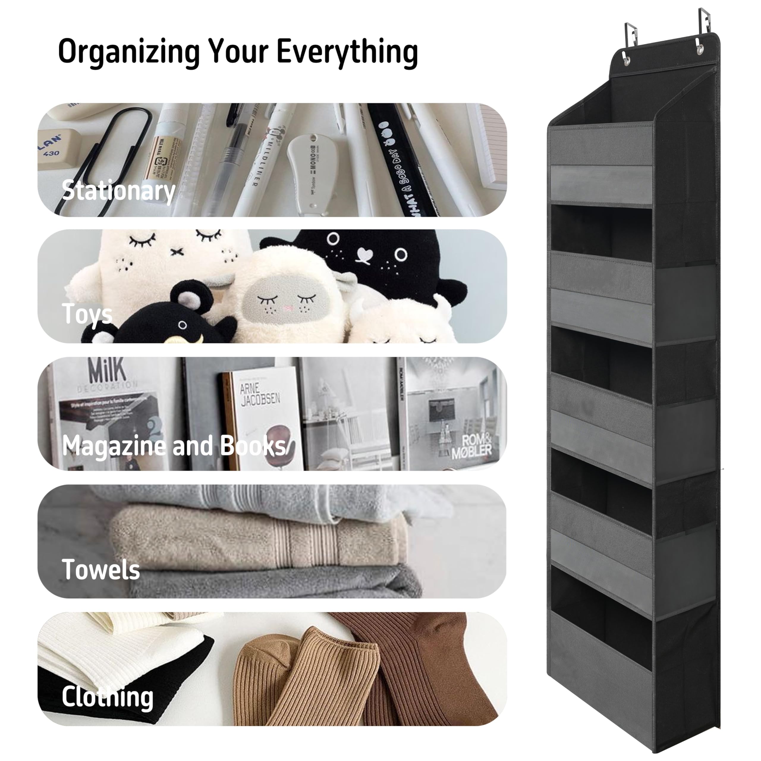 TYMENSH organizador en baño con productos que optimiza el orden diario