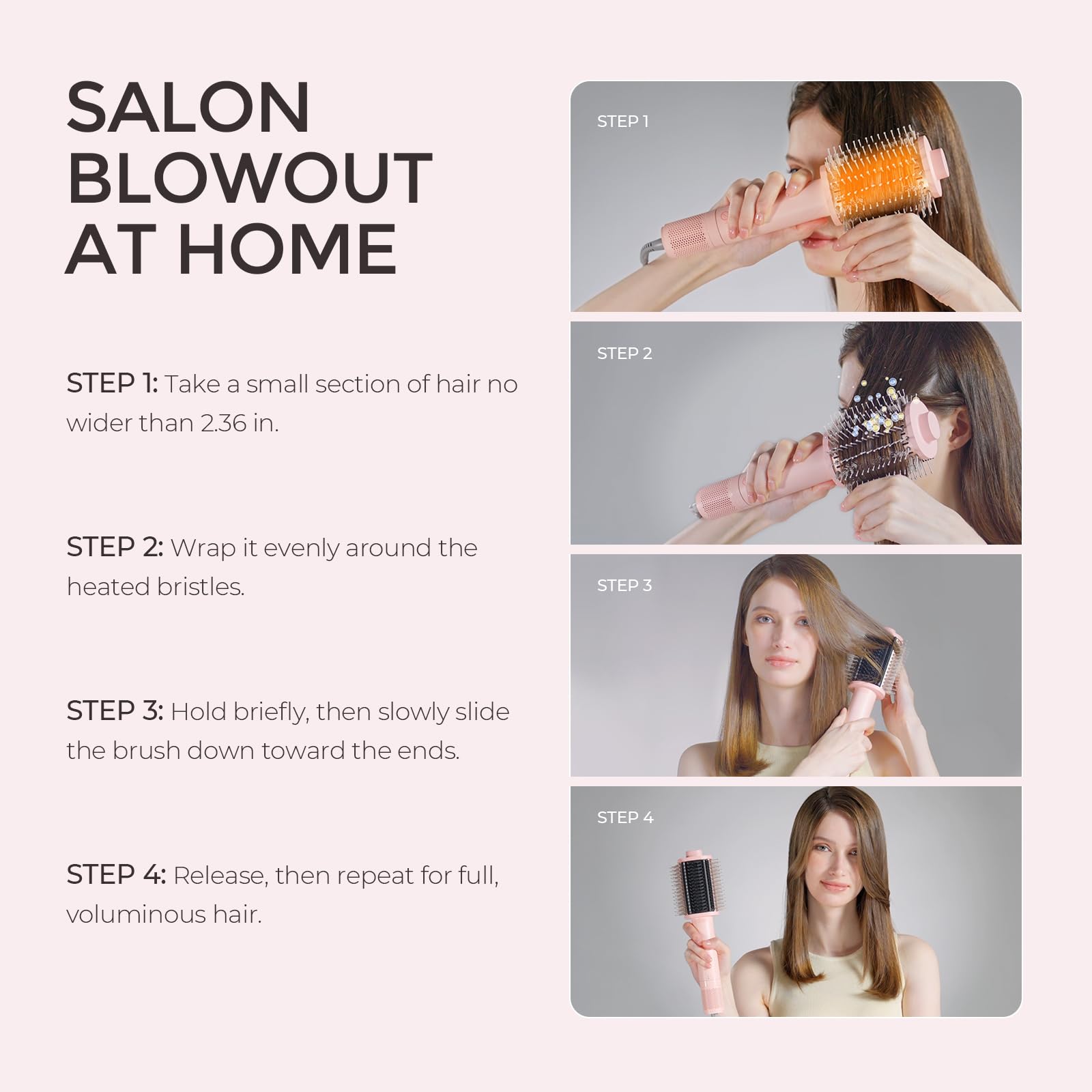 TYMO 4.0 on bathroom vanity in pink lifestyle scene for everyday styling