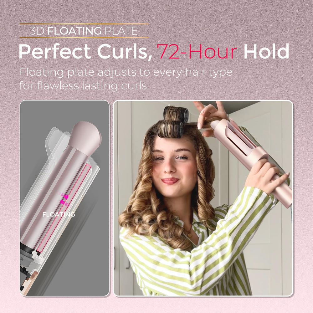 TYMO tourmaline ceramic texture close-up promoting glossy, frizz-reduced results