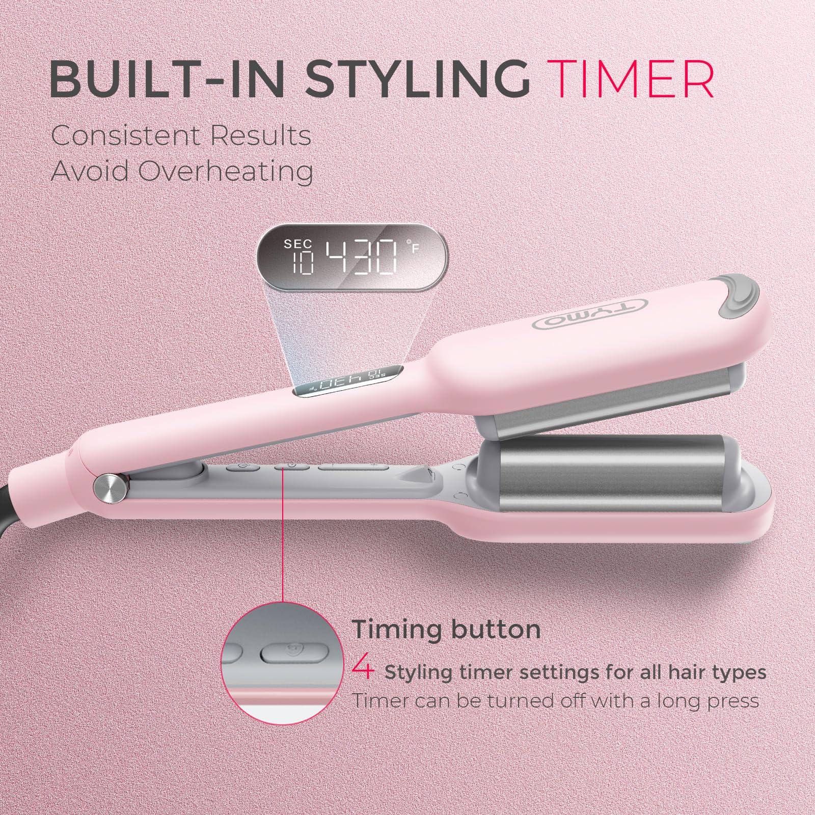TYMO ROVY held in hand to show compact size and travel convenience