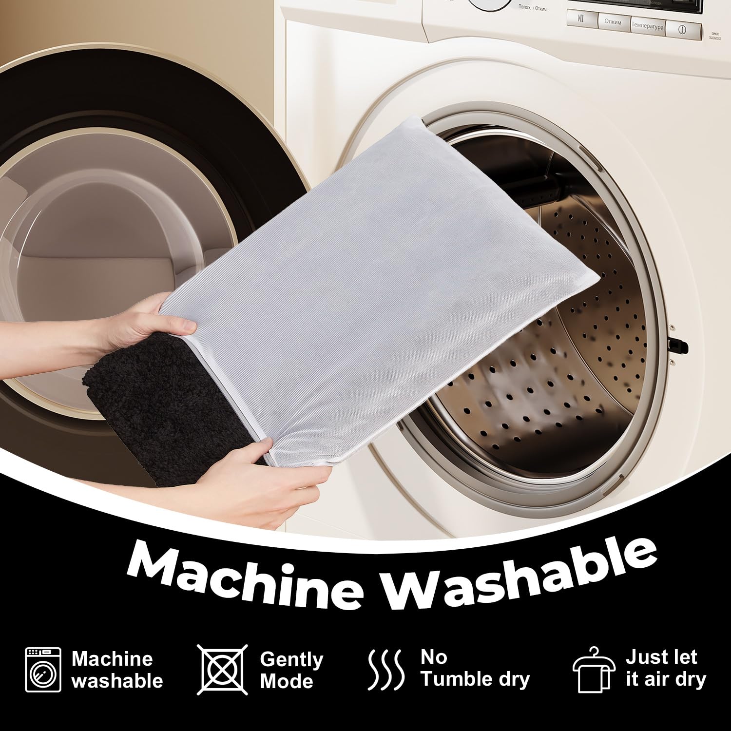 TYUU comparación de tamaño 16x24, apta para baños pequeños