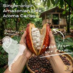 U manteca de cacao bloque con textura sedosa lista para fundir