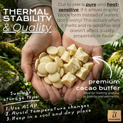 U manteca de cacao granos Fine Aroma de la finca en Perú, trazabilidad