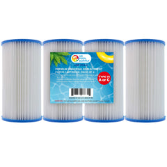 U.S. Pool Supply paquete frontal cuatro cartuchos, recambio confiable
