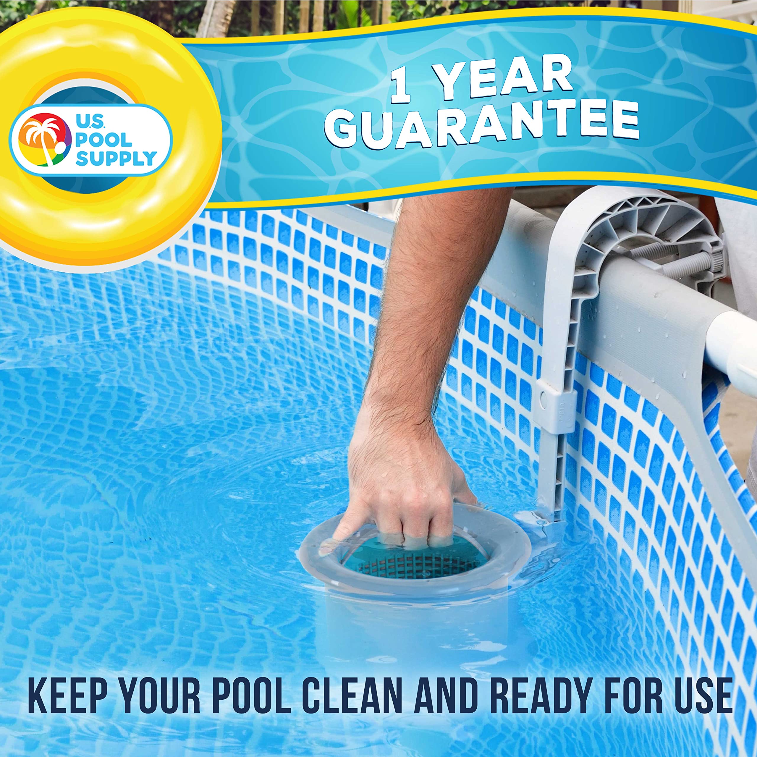 U.S. Pool Supply plástico polipropileno resistente, durabilidad frente a químicos