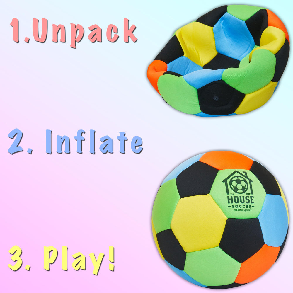 U Scored Sports etiqueta con instrucciones y materiales que garantizan durabilidad