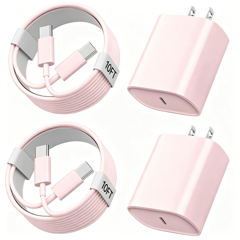 Ubearkk cargador 20W frontal mostrando diseño y beneficio carga rápida