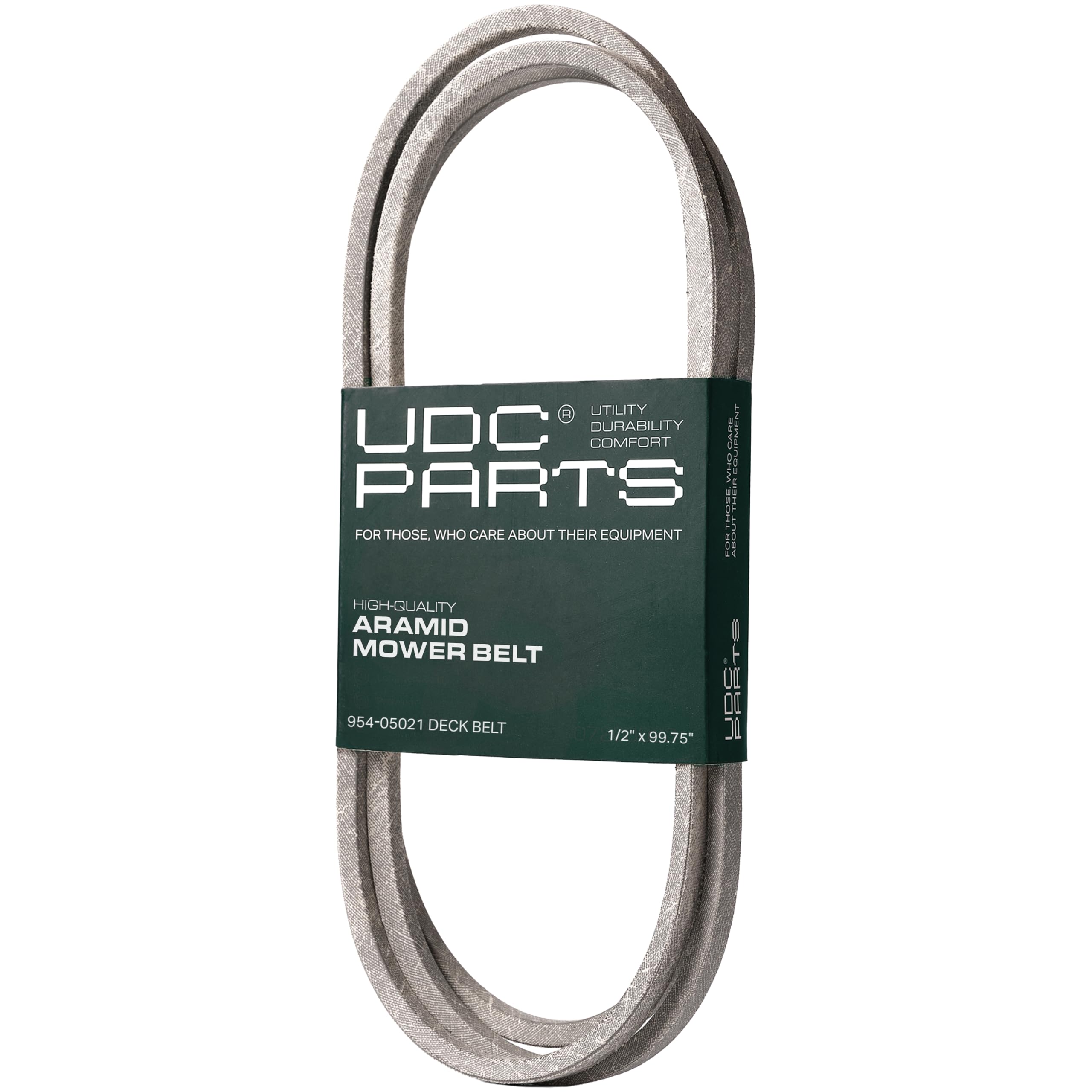 UDC Parts correa frontal en empaque, repuesto fiable para deck